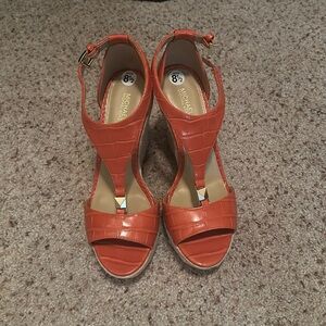 Brand new Michael Kors wedge sandal size 8.5